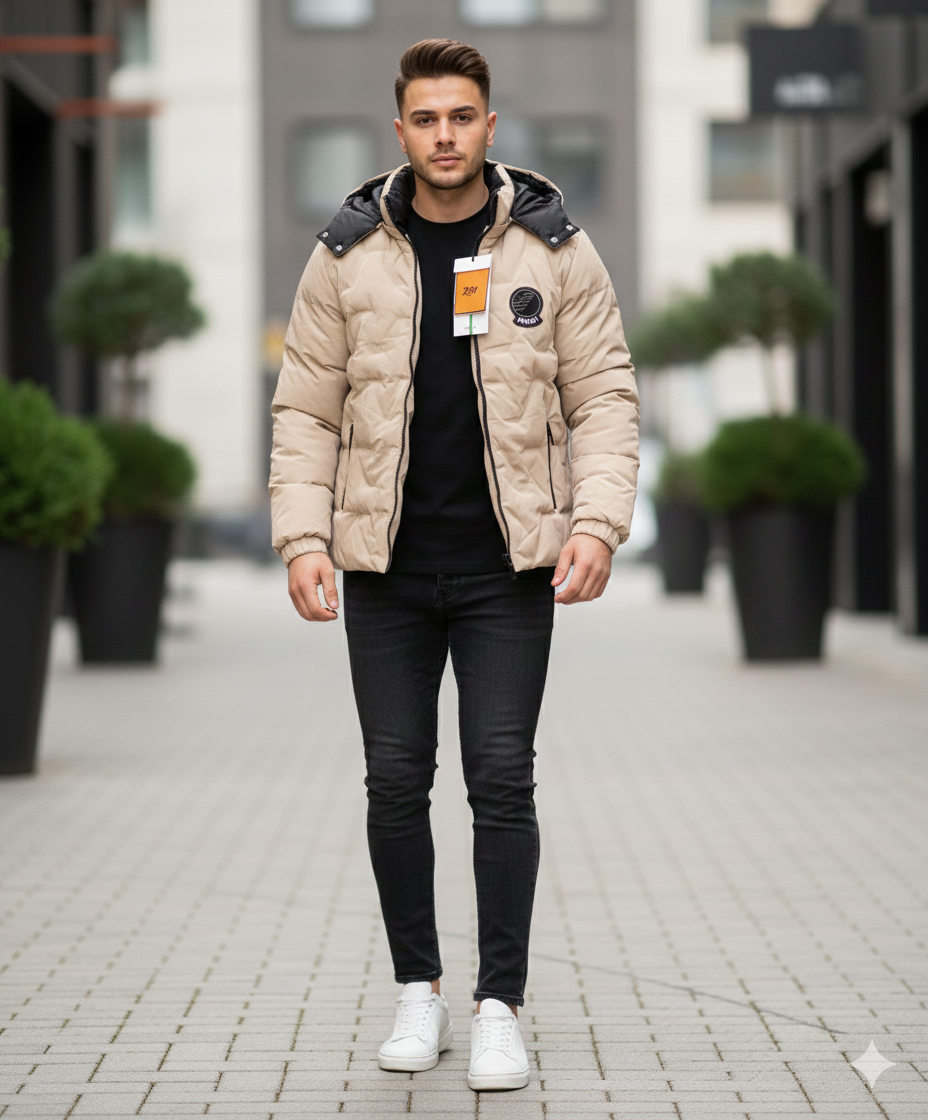 جاكيت منفوخ دوبل فاص – خفيف ويدفّي