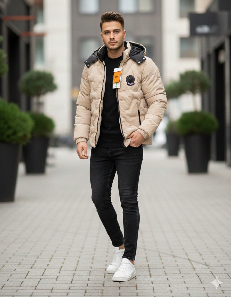 جاكيت منفوخ دوبل فاص – خفيف ويدفّي