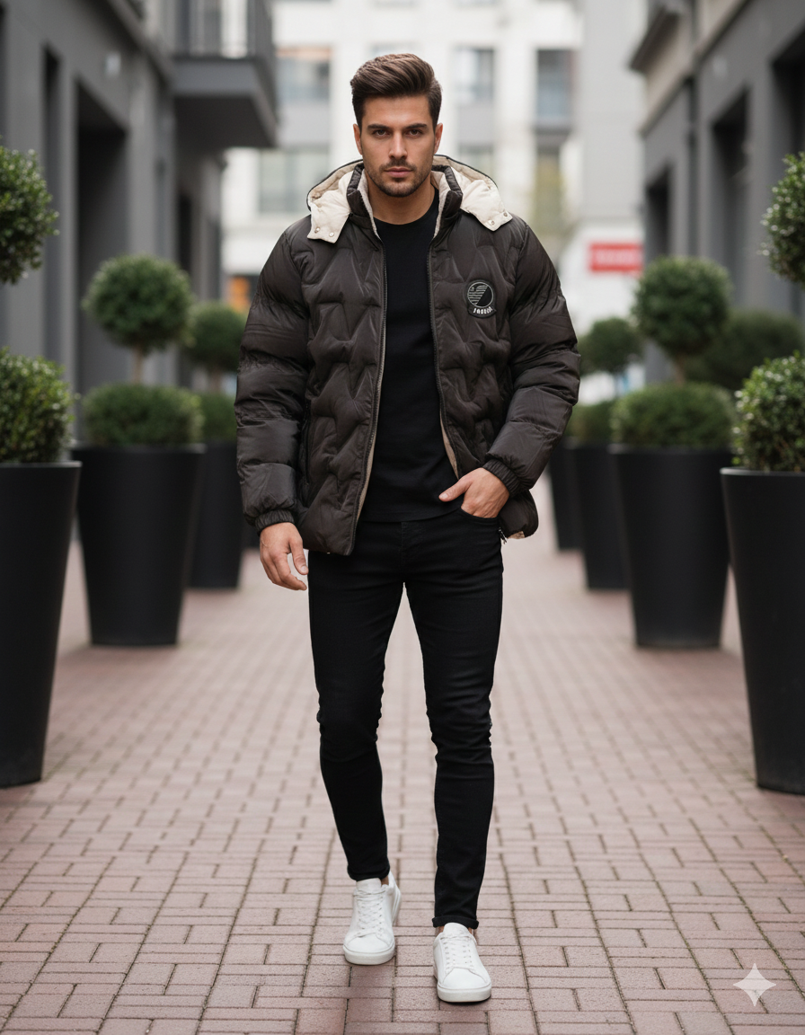 جاكيت منفوخ دوبل فاص – خفيف ويدفّي